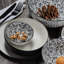 Collection d'assiettes noires