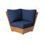 Arrihanna Outdoor Teak Corner Wedge Lounge Chair-1941352096