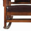 Chaise berçante en bois massif Shamila
