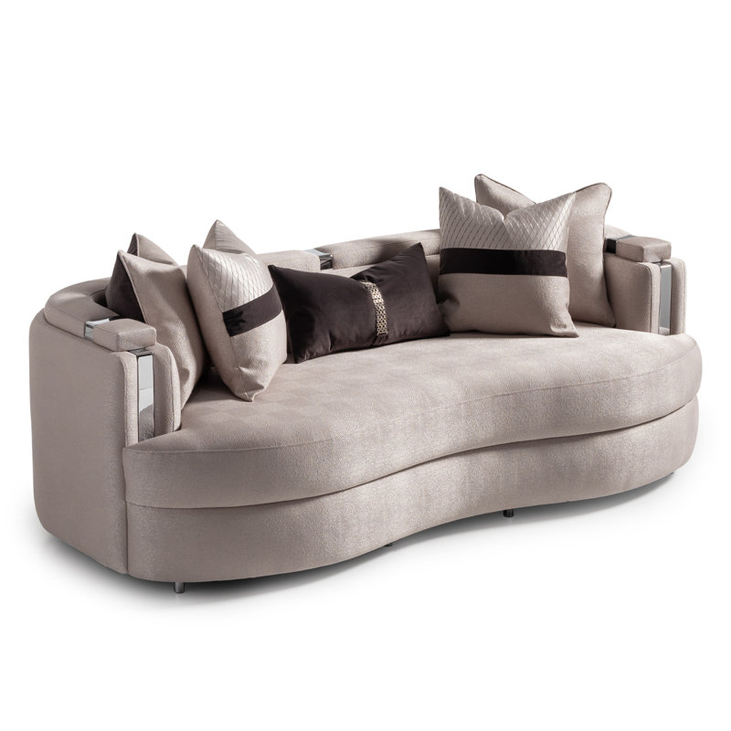Carmela Sofa, 28.5" H x  85.5" W x  37.5" D, 3