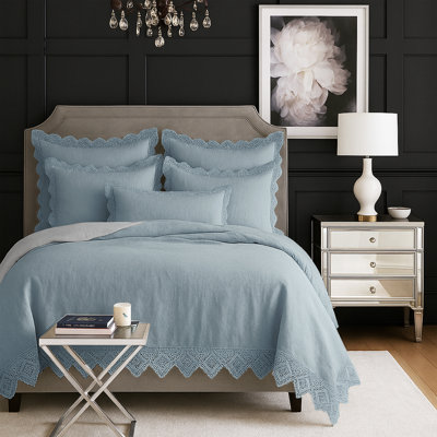 Ensemble de couvre-lit en coton Elsie Lace