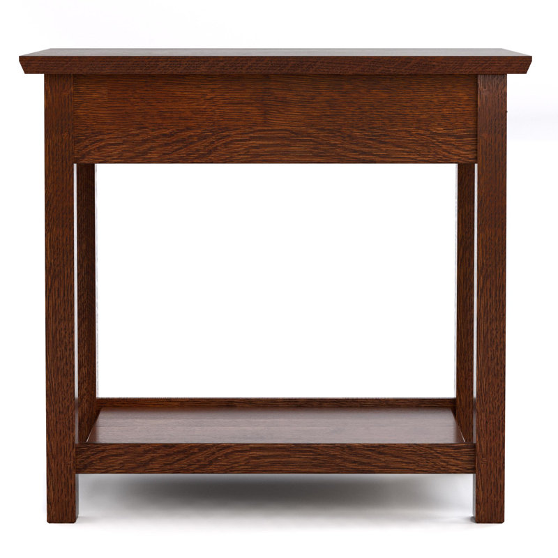 Highlands Solid Wood End Table, Onondaga
