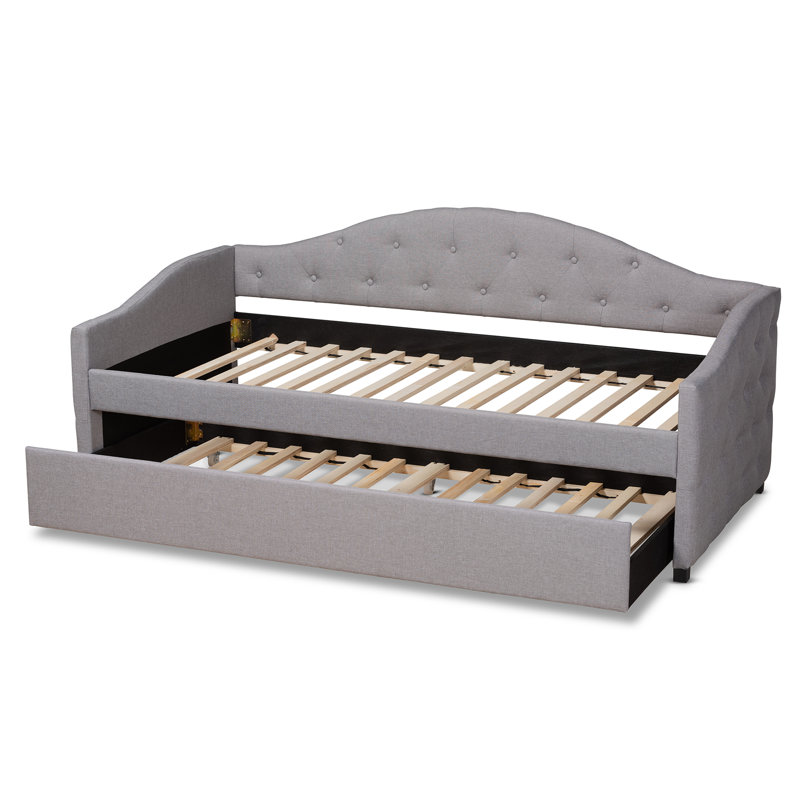 Kylan Upholstered Daybed, Gray, Twin