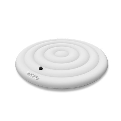 Wave Spa Round 6 Person Protective Thermal Efficient Inflatable Cover, White