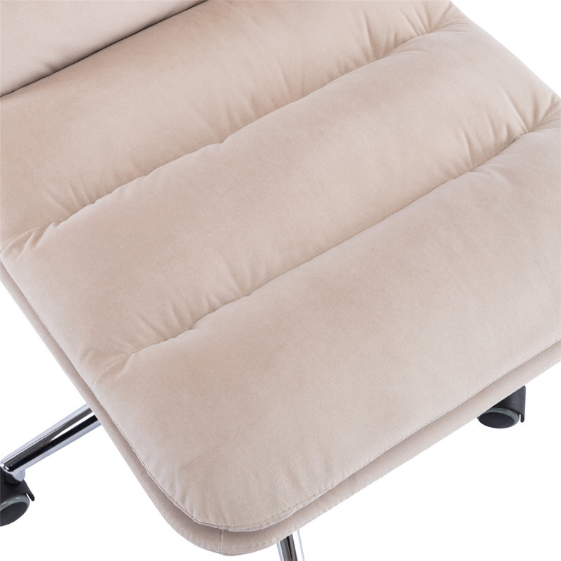 Chaise de bureau pivotante, Beige