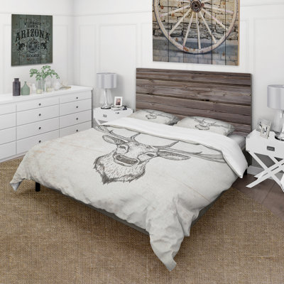 Rustic Polyester Duvet Cover