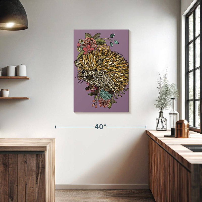 Brampt The Cute Hedgehog, 36" H x 24" W