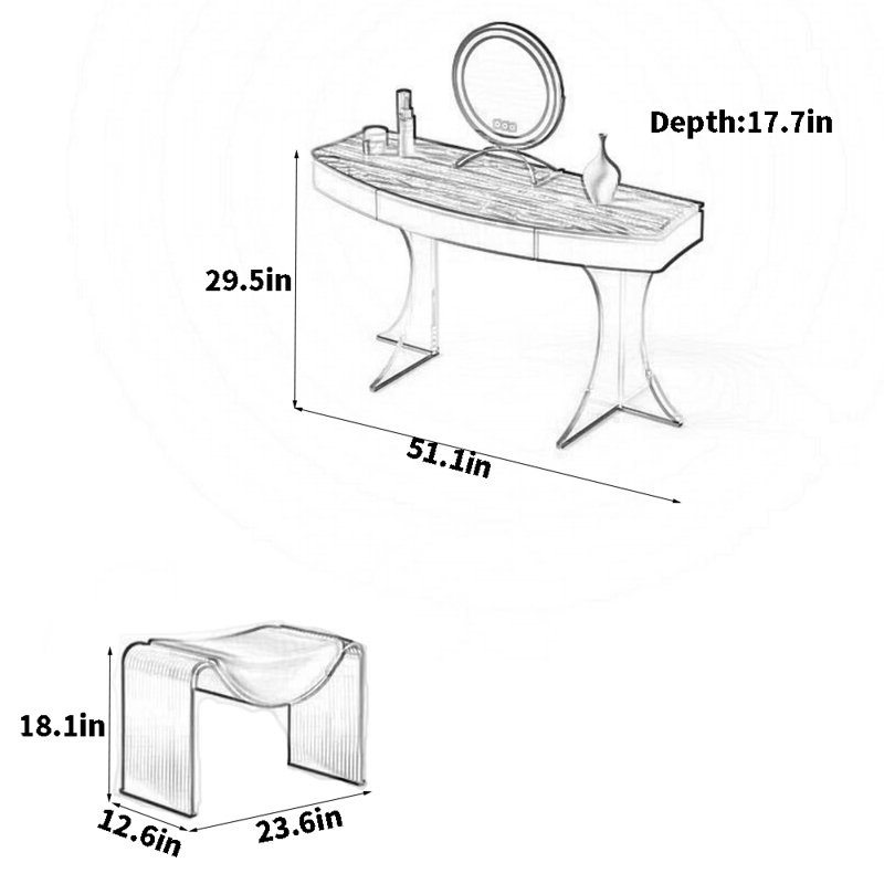 Commode luxueuse de style chambre principale, Noyer