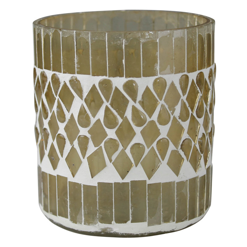 3.75'' H Glass Tabletop Tealight Holder
