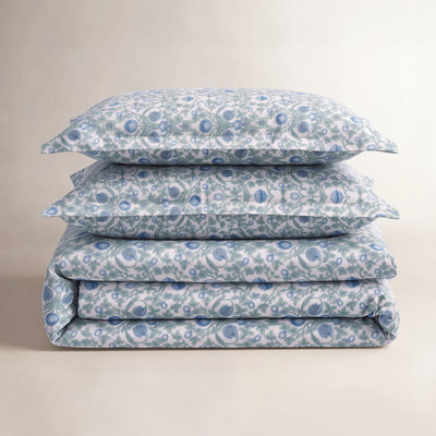 T400 ARTS & CRAFTS FLORAL DUVET SET