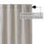 Rideau de douche simple 100% coton rayé Liseron