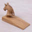 Butée de plancher de coin en bois de cheval pratique Dugg