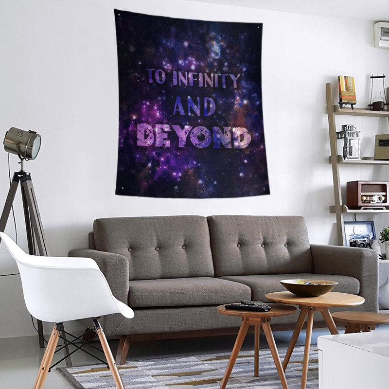Tapisserie d’art en polyester et infinity, H 27,5 po x l 37,5 po