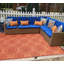 Tapis intérieur / extérieur rouge Molly - réversible, résistant aux rayons UV, matériau 100% recyclé-1424374028