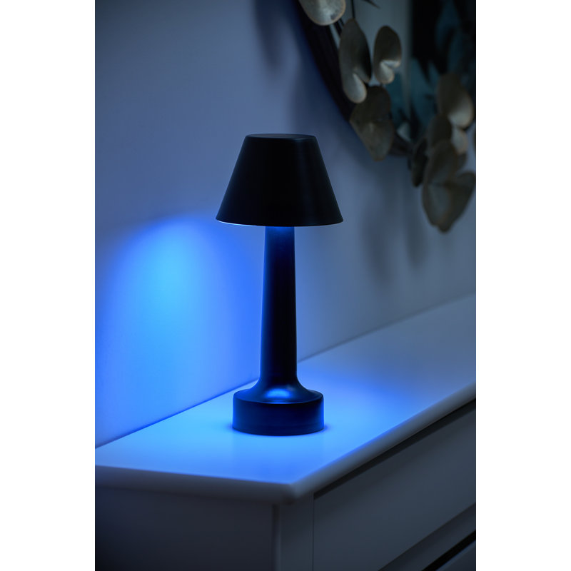 Weranna Metal USB Table Lamp, Black