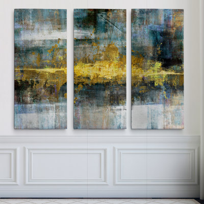 " Frequency " 3 - Pieces Painting Print