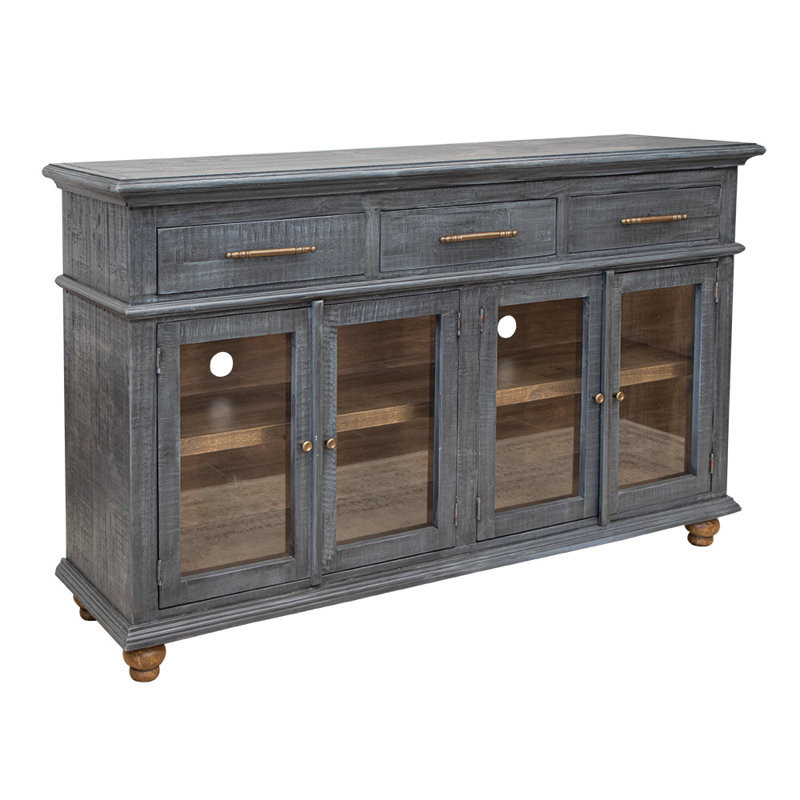 Console en bois massif 70,75 po Clina