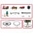 31pc Battery Operated Lighted and Animated Christmas Tree Train Set with Sound