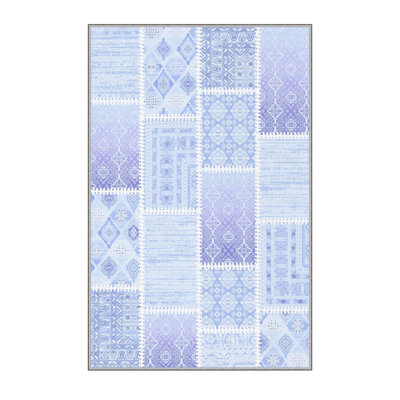 Premium Hall Carpet – 3.3 x 9.8 ft, 100% Polyester, 0.3 in Pile Height | Antibacterial, Non-Slip Underside, Machine Washable | 3D Digital Print Design, Durable & Easy to Clean, Ideal for Home Decor