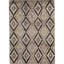 Geometric Area Rug in Gray