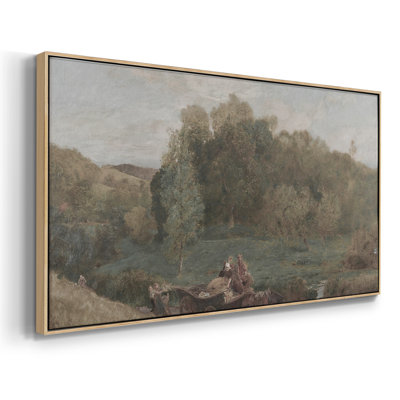 Paysage, série DC DC-XXVII, toile tendue avec châssis, prête à être accrochée