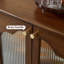 Petite armoire d'appoint en verre Retro