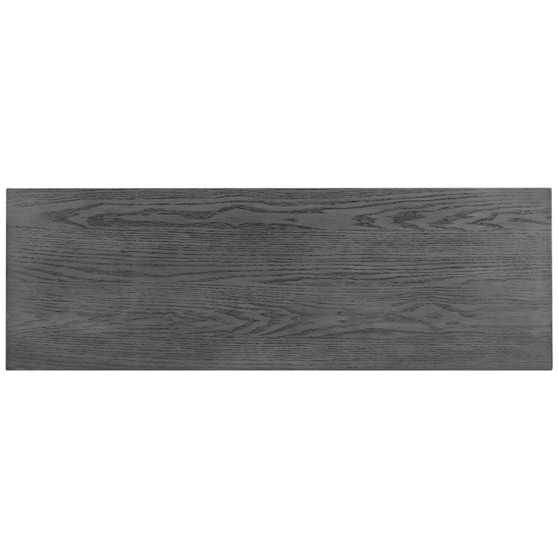 Ensemble de coin-repas de cuisine rectangulaire en bois de 48 po Farmhouse, Gris, Gris, Gris