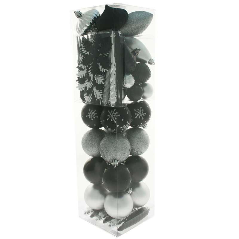 50.8cm, Silver/Black
