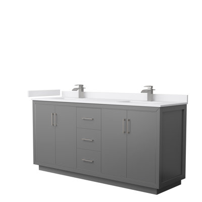 Icon 72" Double Bathroom Vanity Set