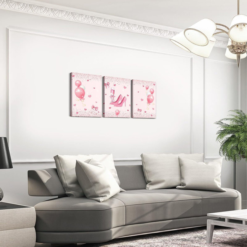 3 Piece Wrapped Canvas Wall Art