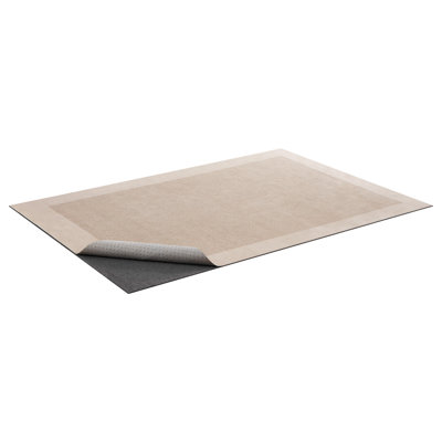 Rug Pad 5 x 7 ft, Keeps Carpets in Place, Non-slip Carpet Area Pad, Rug Mat Padding with Dual Surface Felt Cushion & Rubber Gripper, Hardwood Floor Protection for All Floors, Finishes