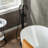 Cove 1 Handle Bathroom Freestanding Tub Filler with Diverter-1276217901