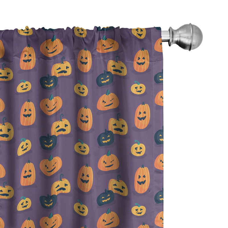 Semi-Sheer Rod Pocket Curtain Panels, 28" x 63"
