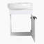 Meuble-lavabo autoportant à fermeture en douceur avec lavabo-155266593