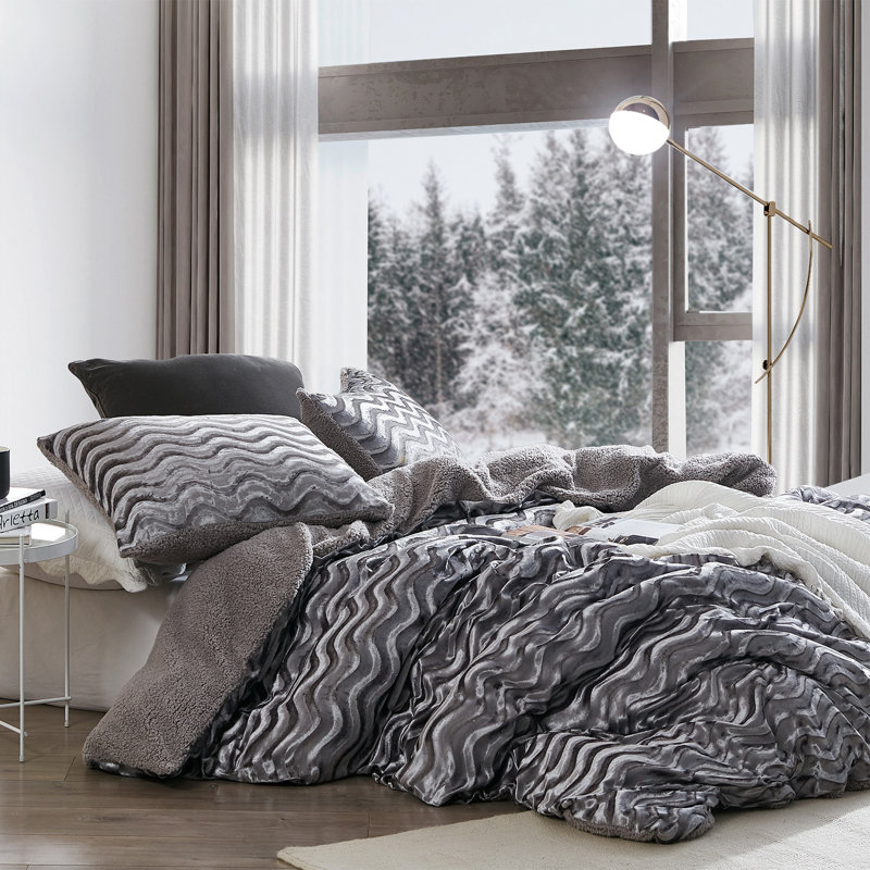 Intoxicated Velvet Coma Inducer Oversized Duvet Cover Set, Extra-long Twin Comforter + 1 Sham