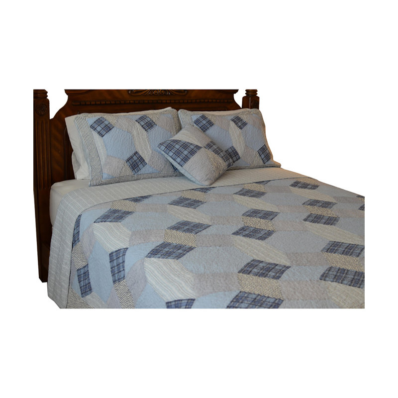 Bonnie Cotton Patchwork Quilt, Twin Quilt