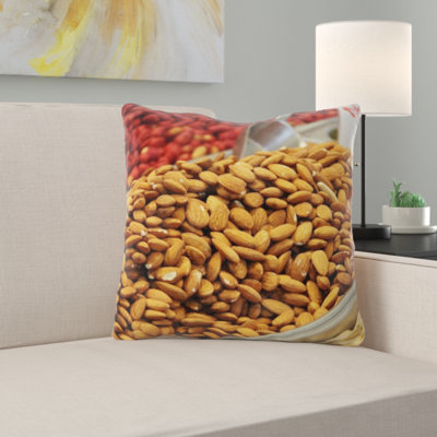 Almond Throw Pillow