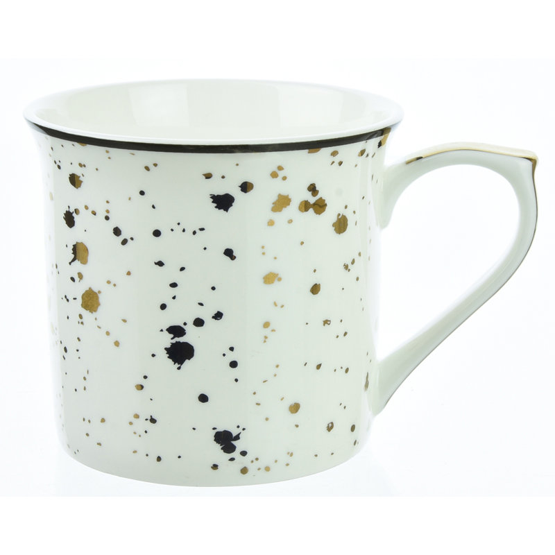 Glessite Ceramic Coffee Mug, White