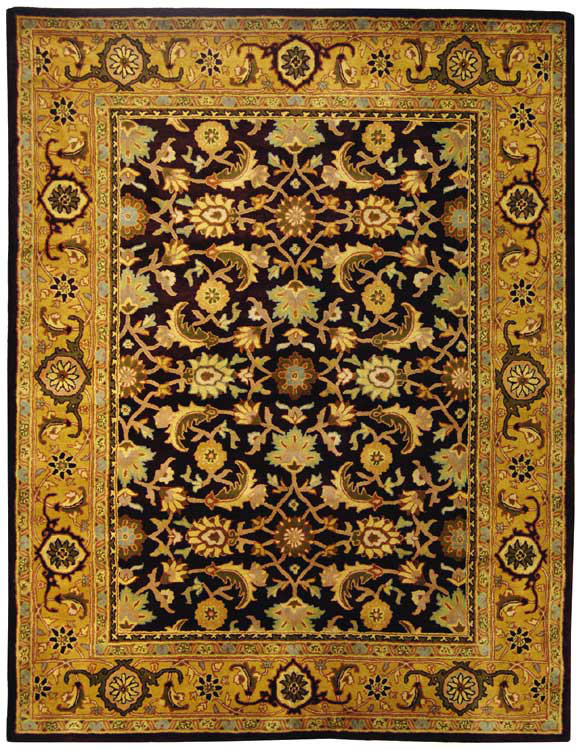 Tapis Heritage Cola / or, Rectangle 7 pi 6 po x 9 pi 6 po