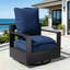Ensemble de coussins 3 pièces Adwin, bleu, résistant à l'eau et aux rayons UV (coussins seulement)-882221508-882221509