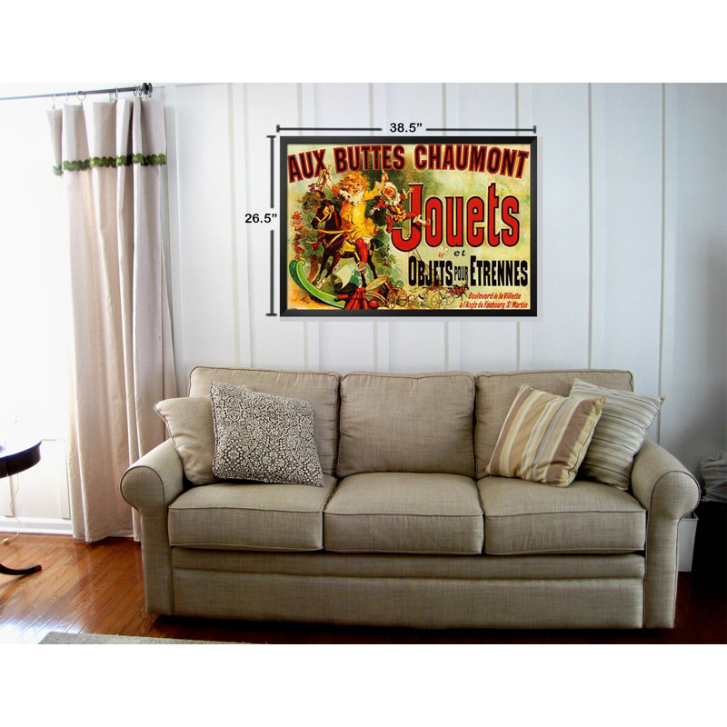 «Jouets as Seen on Friends», affiche vintage encadrée