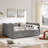 Full Size Daybed with Two Storage Drawers and USB Port-435893619
