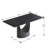 Modern Rectangular Sintered Stone Dining Table With Pedestal Base-116190948-116190951