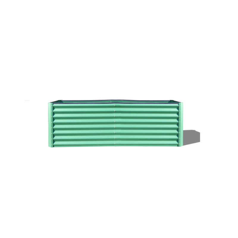Spacieuse jardinière en métal pour jardin