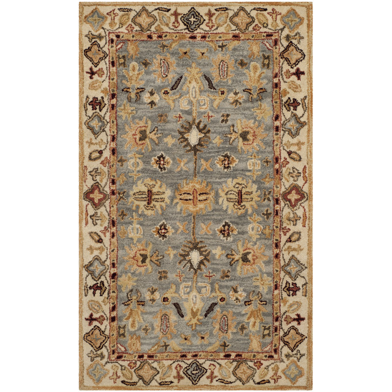 Antiquity Hand Tufted Wool Oriental Rug, Rectangle 3' x 5'