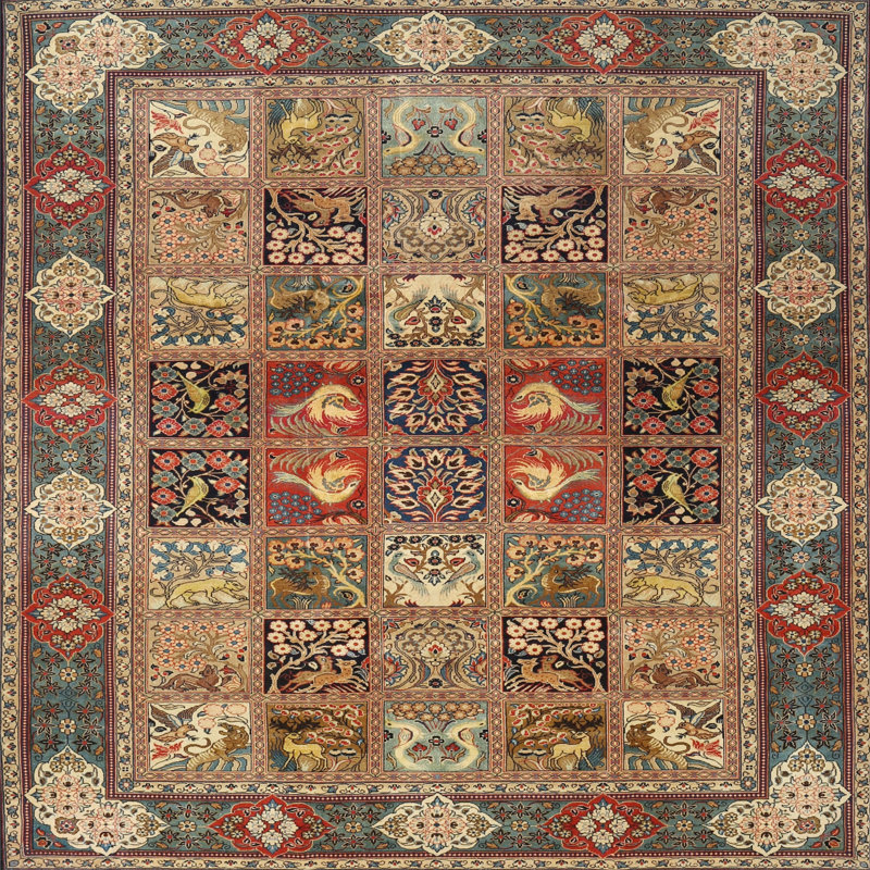 Patchwork Indoor Rug, Round 7'
