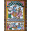 Lord Krishna avec Rukmini et Satyabhama