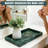 Rectangular Green Marble Storage Tray, Decorative Dresser Bathroom Organizer