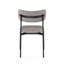 Chaise rembourrée en métal Leathia-717082366