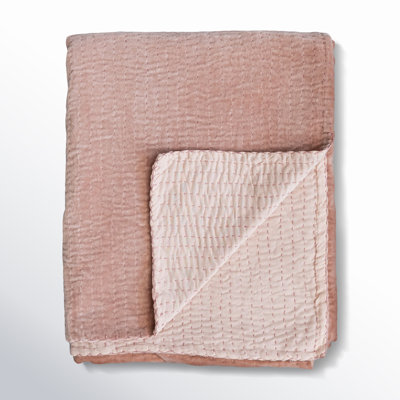 Lariah Kantha Stitch Throw Blanket